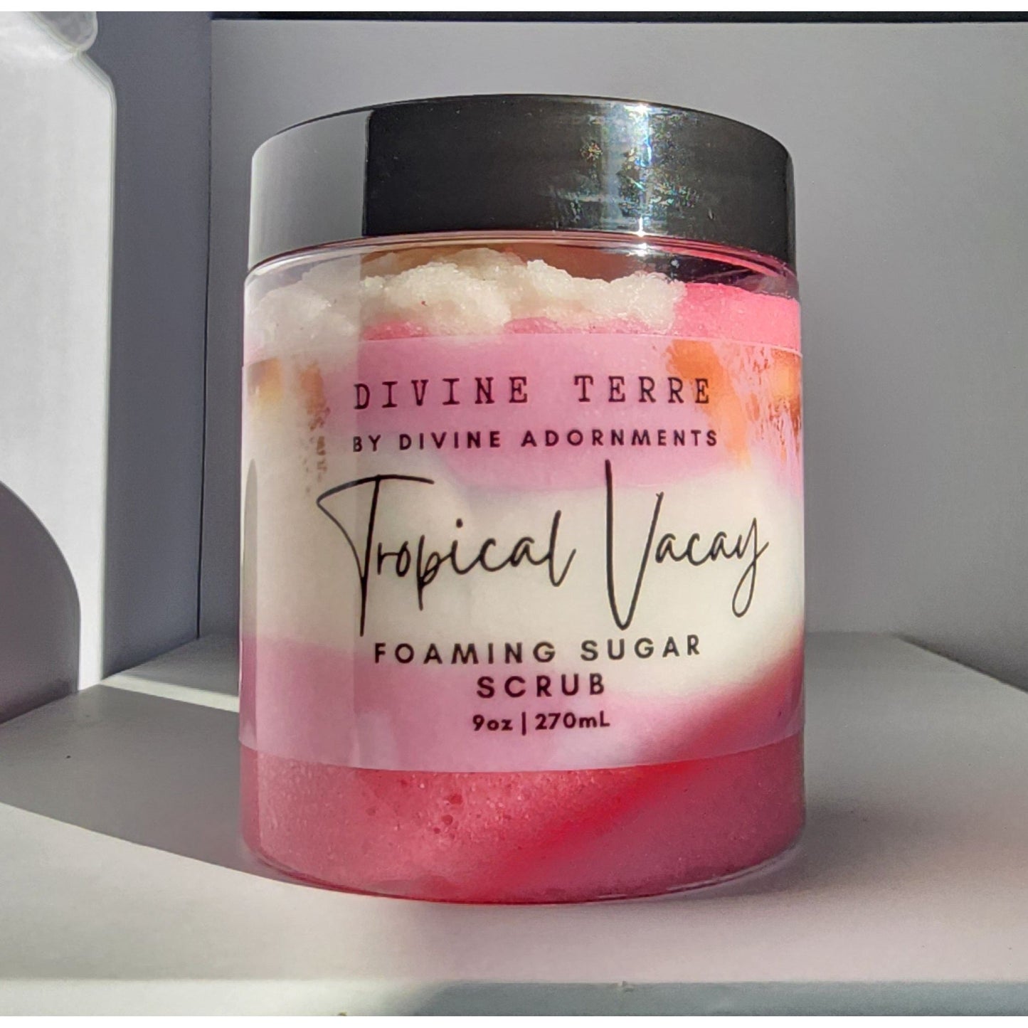 Tropical Vacay Foaming sugar scrub